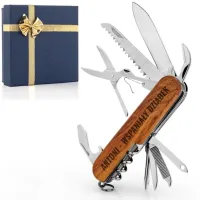 NÓŻ SCYZORYK SPLINTER SKŁADANY MULTITOOL GRAWER PREZENT na DZIEŃ DZIADKA