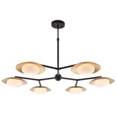 Nowoczesny żyrandol L&-192035 Light& restauracyjny złoty brązowy