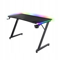 Biurko gamingowe Trust GXT 710 Luminus Pro 120 x 74 x 60 cm Czarne