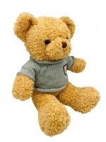 MASKOTKA PLUSZOWA MIŚ MISIO PRZYTULANKA DLA DZIECI 30CM