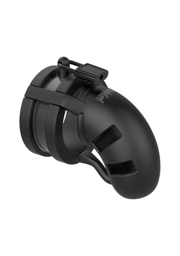 Model 18 - Chastity - 3.5"""" - Sil Cage Ballsplitter - Black na Arena.pl