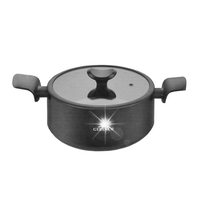 GARNEK GERLACH Z POKRYWĄ ALUMINIOWY NON-STICK INDUKCJA GAZ WINGS 24CM 5L