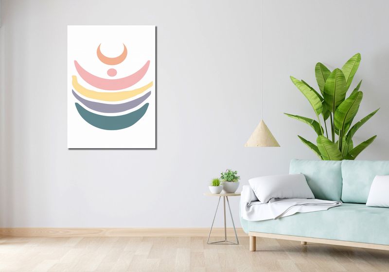 Obraz 70x100cm Geometryczna Utrata zdjęcie 2