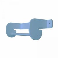 Uchwyt mocujący przyścienny - niebieski