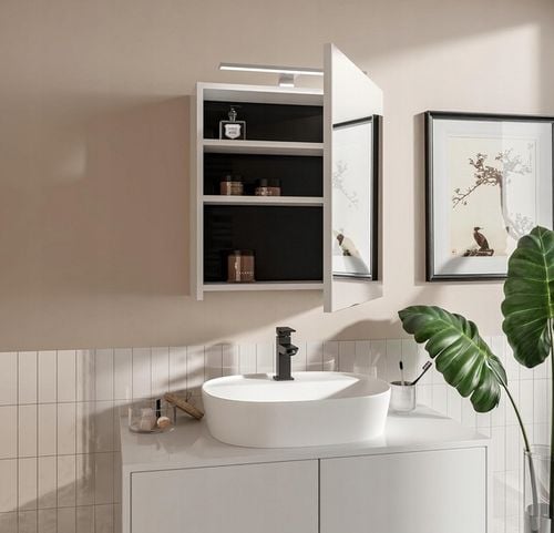 Szafka łazienkowa z lustrem i oświetleniem LED Szafka lustrzana do na Arena.pl