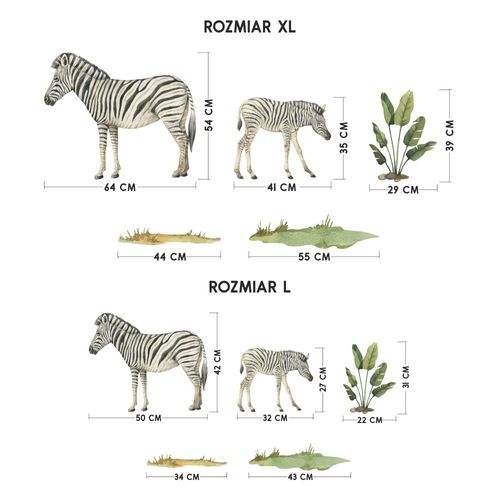 Naklejki Zestaw Zebry DK430 L na Arena.pl