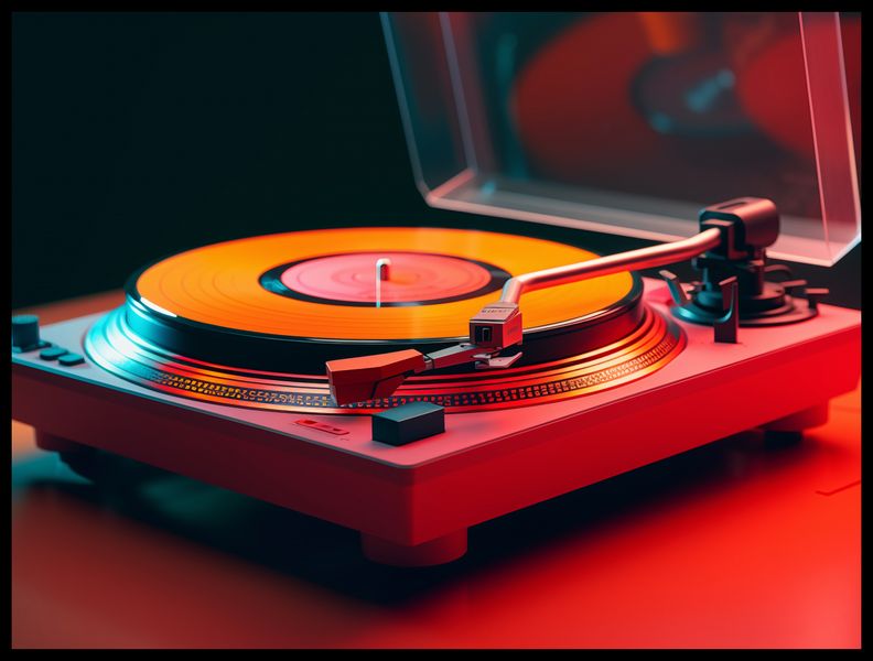 Plakat 80x60cm Retro Granie zdjęcie 2