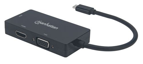 KONWERTER ADAPTER MANHATTAN USB-C 3.1 NA HDMI/DVI/VGA MUTIPORT 152983 na Arena.pl