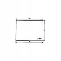 szyba przednia - przód do ciągnika Deutz-Fahr, Lamborghini, Same