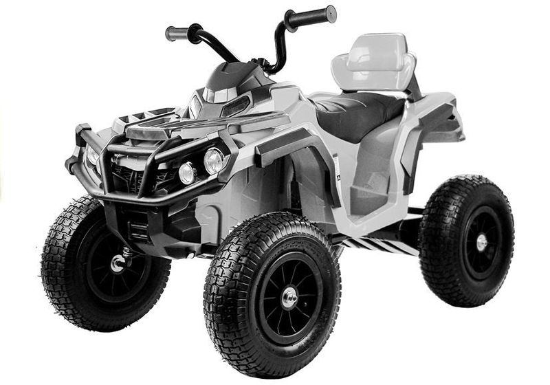 Quad na Akumulator BDM0906 Pompowane Koła Biały zdjęcie 2