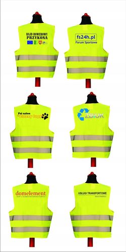 KAMIZELKA ODBLASKOWA z napisem STRAŻ POLICJA inne na Arena.pl