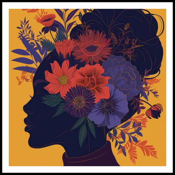 Plakat 70x70cm Botaniczna Muza zdjęcie 3