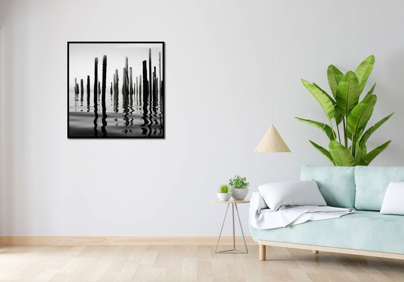 Plakat 80x80cm Refleksje Nad Wodą zdjęcie 4