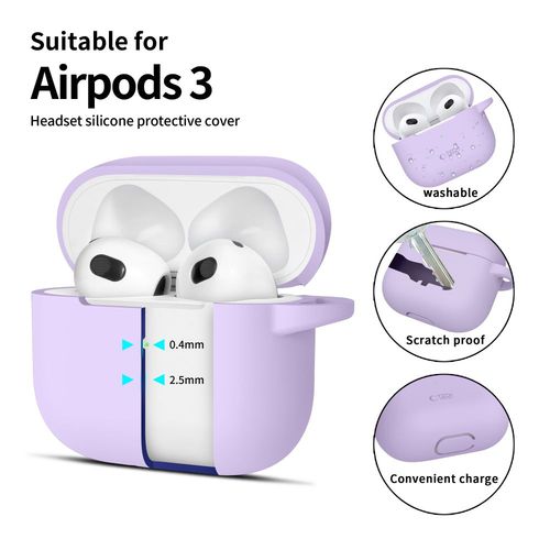TECH-PROTECT SILICONE HOOK APPLE AIRPODS 3 LAVENDER na Arena.pl