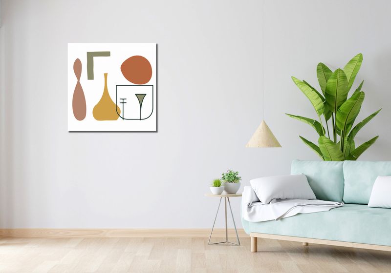 Obraz 70x70cm Naczynia zdjęcie 2