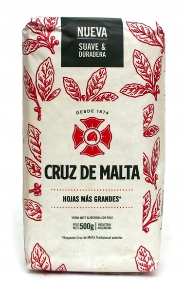 Yerba Mate Cruz de Malta Elaborada Con Palo 0,5 kg zdjęcie 1