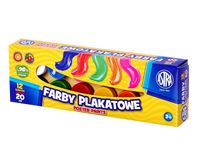 farby plakatowe astra 12 kolorów 20 ml nr 0034