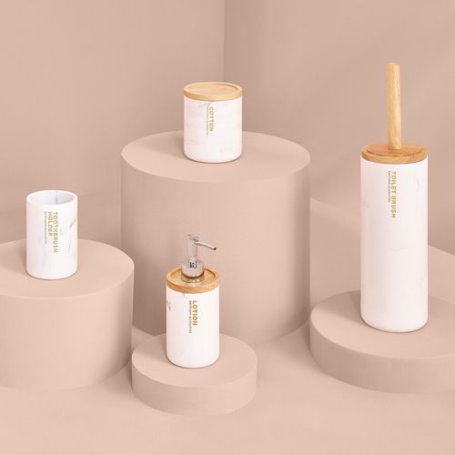 Szczotka toaletowa Lea biała na Arena.pl