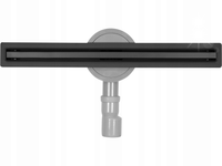 ODPŁYW LINIOWY PRYSZNICOWY SLIM BLACK 60cm NISKI