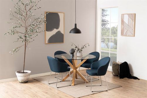 Stół Heaven 120cm szklany okrągły na Arena.pl