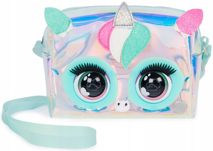 PURSE PETS Y2K CORN JEDNOROŻEC TOREBKA INTERAKTYWNA Z OCZAMI I DŹWIĘKIEM zdjęcie 7