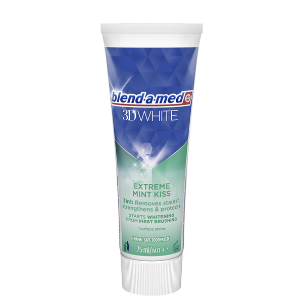 Blend-a-med 3D White Extreme Mint Kiss - 75ml zdjęcie 2
