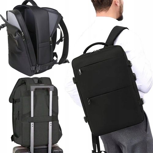 PLECAK BAGAŻ TORBA PODRÓŻNA DO SAMOLOTU NA LAPTOPA I USB 40x20x30 RYANAIR na Arena.pl