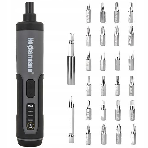 WKRĘTAK ELEKTRYCZNY ŚRUBOKRĘT AKUMULATOROWY WKRĘTARKA RĘCZNA 25 BIT na Arena.pl