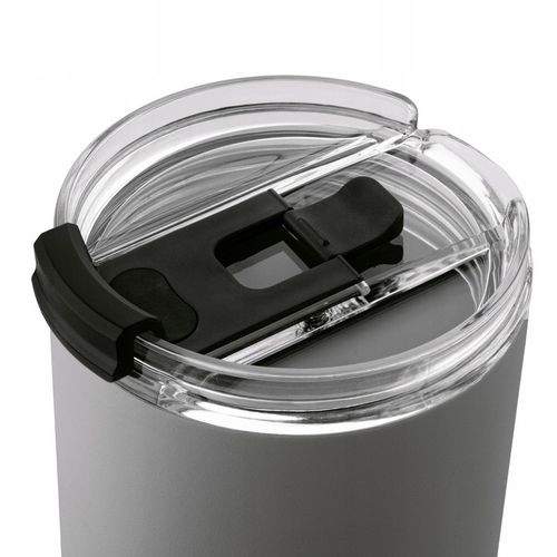 KUBEK TERMICZNY PRÓŻNIOWY ze słomką SZARY DUŻY Konighoffer Davos 1200 ml na Arena.pl