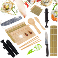 ZESTAW DO ROBIENIA SUSHI ROLKA BAZOOKA MATA MASZYNKA AKCESORIA DO SUSHI