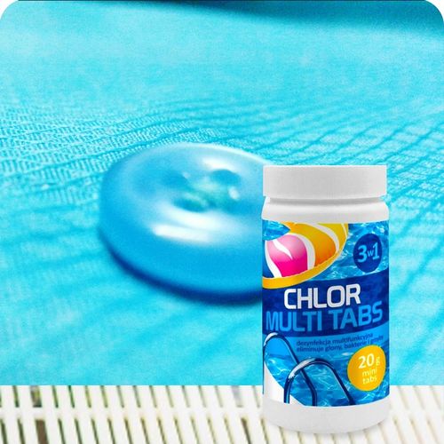 Chlor do basenu multi tabletki GAMIX 3w1 chemia spa 1kg 50x 20g na Arena.pl