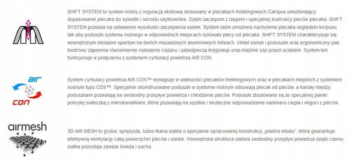 PLECAK TURYSTYCZNY CAMPUS FALCON 75L+10 na Arena.pl