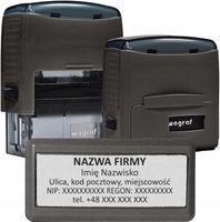 Wagraf B3s do 6 wersów PIECZĄTKA - FIRMOWA - 12 kolorów obudowy do wyboru