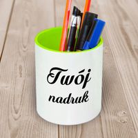 Ceramiczny pojemnik na długopisy z Twoim nadrukiem