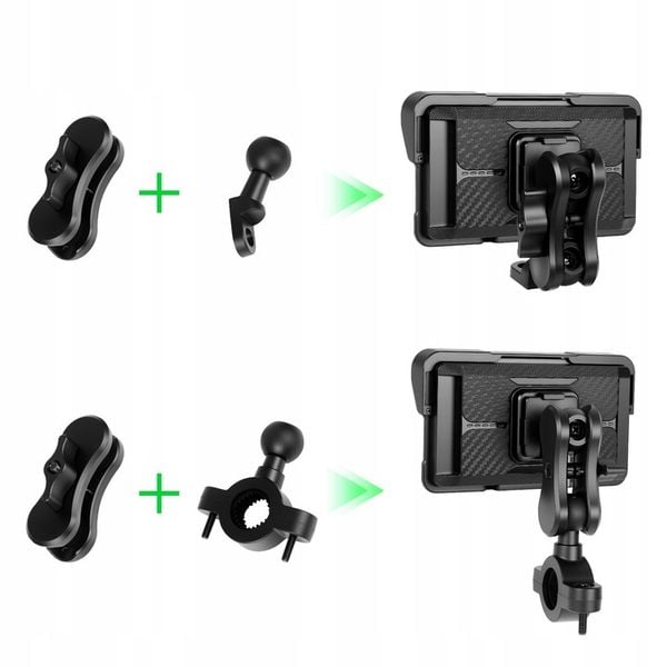 TABLET STACJA MOTOCYKLOWA MULTIMEDIALNA NAWIGACJA CARPLAY ANDROID AUTO zdjęcie 12