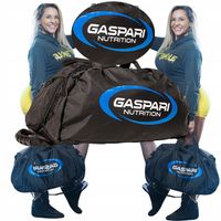 TORBA NA TRENING SIŁOWNIE SPORTOWA DUŻA pro Gaspari CZARNA 52 x 37 x 10cm