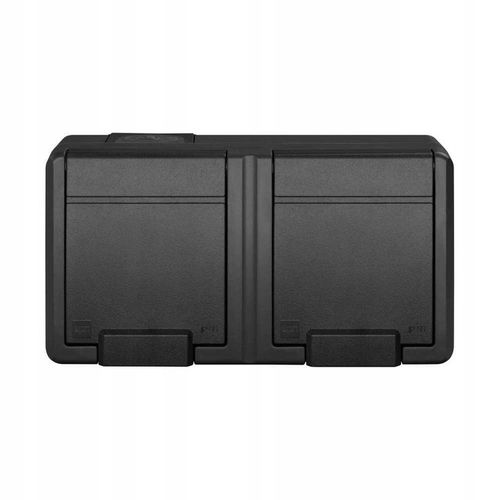 GNIAZDO HERMETYCZNE PODWÓJNE AQUANT 2K 2x2P+Z IP55 ANTRACYT EPN 5042-17 na Arena.pl