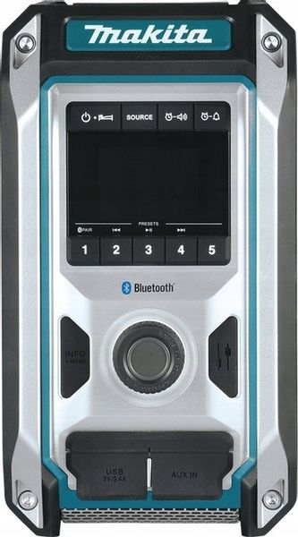 Radio budowlane Makita DMR114 10,8/14,4/18V BLUETOOTH 5,0 AUX USB zdjęcie 8