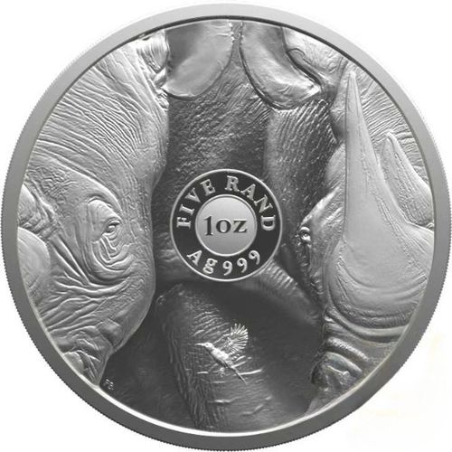 Zestaw Rhino/Krugerrand Rhino Privy Mark 2 uncje Srebra 2025 Proof na Arena.pl