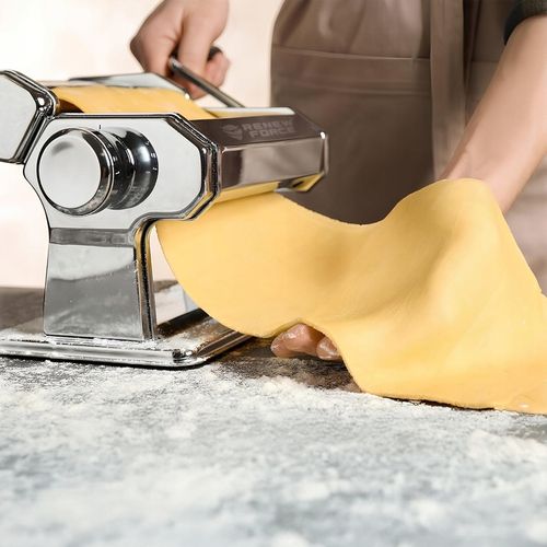 MASZYNKA DO MAKARONU I CIASTA RĘCZNA KRAJARKA KRAJALNICA STAL NIERDZEWNA XL na Arena.pl