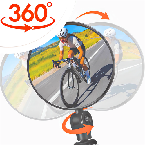 Lusterko Rowerowe Do Roweru Na Kierownicę 7,5CM Na Manetkę Uchwyt Rowerowy na Arena.pl