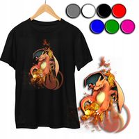 KOSZULKA DZIECIĘCA T-SHIRT Z NADRUKIEM - POKE.MON PIKA.CHU - XS 110-116