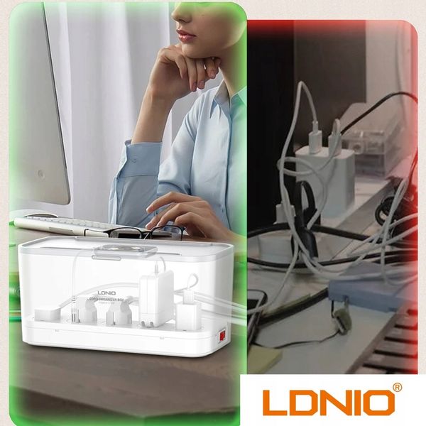 Ładowarka Listwa Zasilacz Organizer Kabli USB QI zdjęcie 3