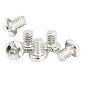 6x Śruba HDD SSD szeroki gwint UNC 6#32 6-32 6/32 na krzyżak 5mm calowa