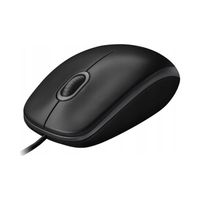 Mysz przewodowa Logitech B100 optyczna USB 800 dpi czarna 3 przyciski