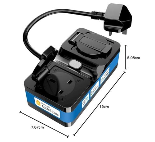 Meross MSS620 Smart WLAN Plug HomeKit Alexa Google Wtyczka UK na Arena.pl