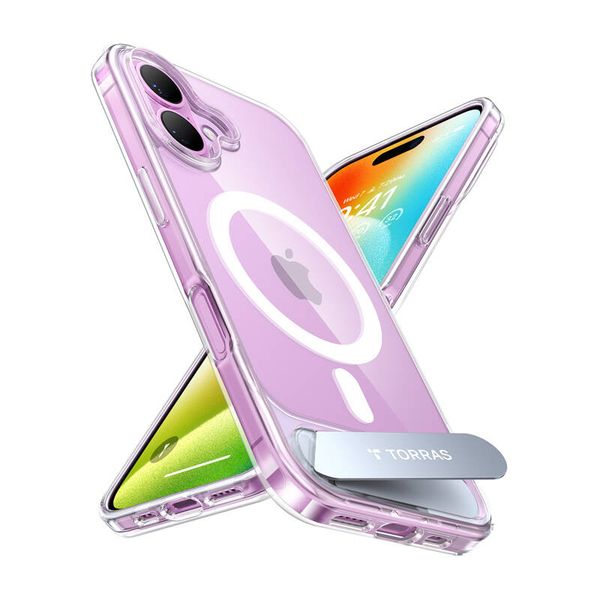 etui torras pstand series do iphone 16 plus (transparentne) zdjęcie 2