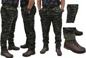 OCIEPLANE BOJÓWKI DRESOWE MORO CAMO 4 KIESZENIE roz. XL PROSTA NOGAWKA