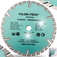 INTER-VIS 230mm x 22,3mm TARCZA DO BETONU DIAMENTOWA GŁĘBOKIE CIĘCIE
