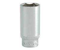 nasadka długa 6-kątna chromowana 1/2'' 27mm - yt-1238